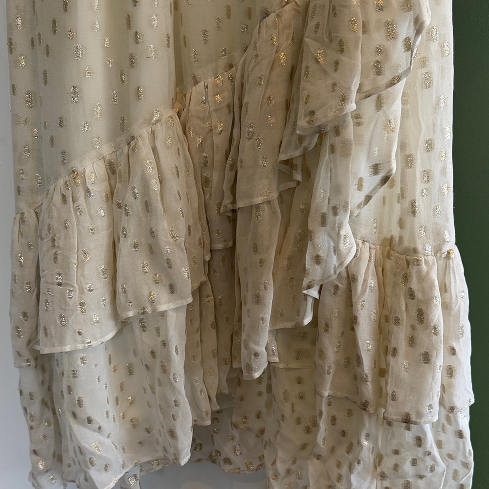 Lilly Pulitzer Cream Ruffle Tiered Maxi Dress - Picture 4 of 6